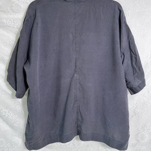 Lightweight Grey Button Up Shirt - Picture 3 of 3